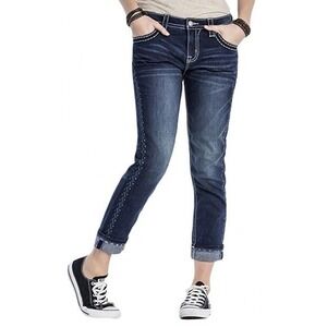 Miss Me Indigo Cropped Jeans